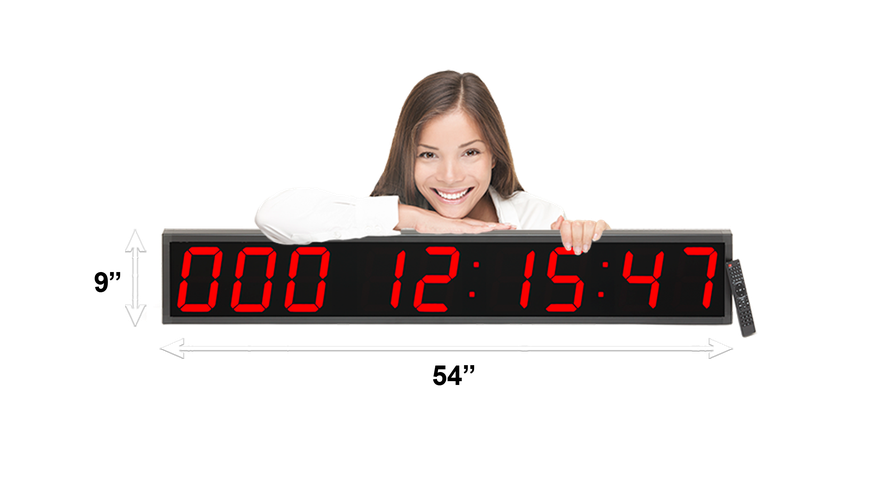 EXTRA LARGE 7” NUMERALS INJURY-FREE DAYS COUNTDOWN CLOCK (4429730283566)