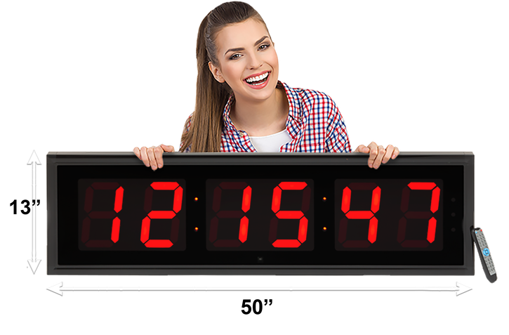 EXTRA LARGE 8″ LED COUNTDOWN / UP CLOCK (4429730250798)