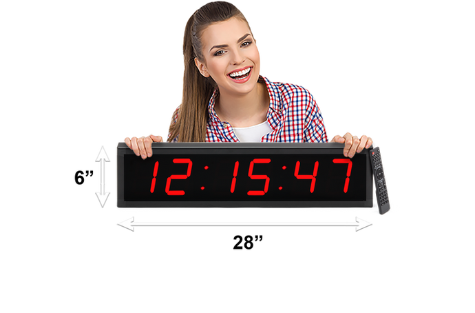 LARGE 4” LED COUNTDOWN/COUNT UP CLOCK (4429730512942)
