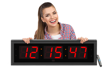 EXTRA LARGE 5″ LED COUNTDOWN / UP CLOCK (4429730218030)