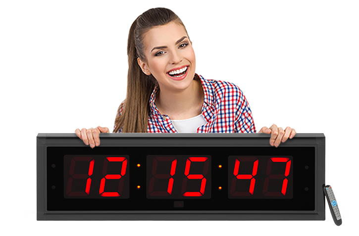 EXTRA LARGE 5″ LED COUNTDOWN / UP CLOCK (4429730218030)