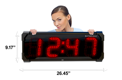 EXTRA LARGE 6″ NUMERALS LED OUTDOOR WATERPROOF GPS COUNTDOWN / UP CLOCK (6971836203054)