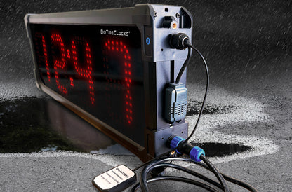 EXTRA LARGE 6″ NUMERALS LED OUTDOOR WATERPROOF GPS COUNTDOWN / UP CLOCK (6971836203054)