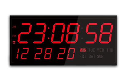 LARGE CALENDAR MULTI-ALARM LED CLOCK (4429730578478)