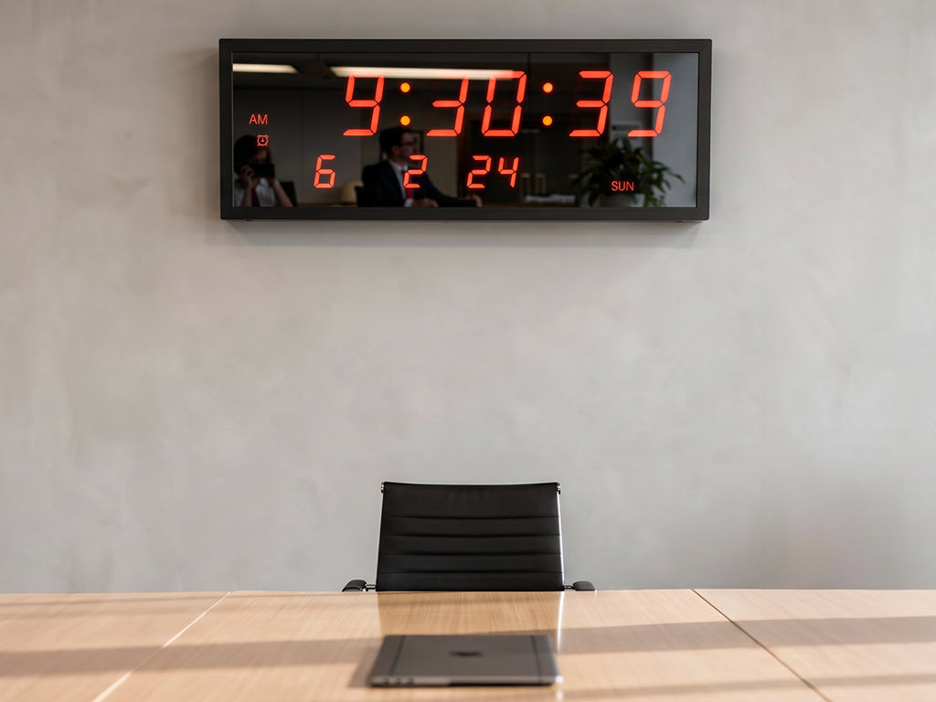 LARGE CALENDAR MULTI-ALARM LED CLOCK – BIGTIMECLOCKS