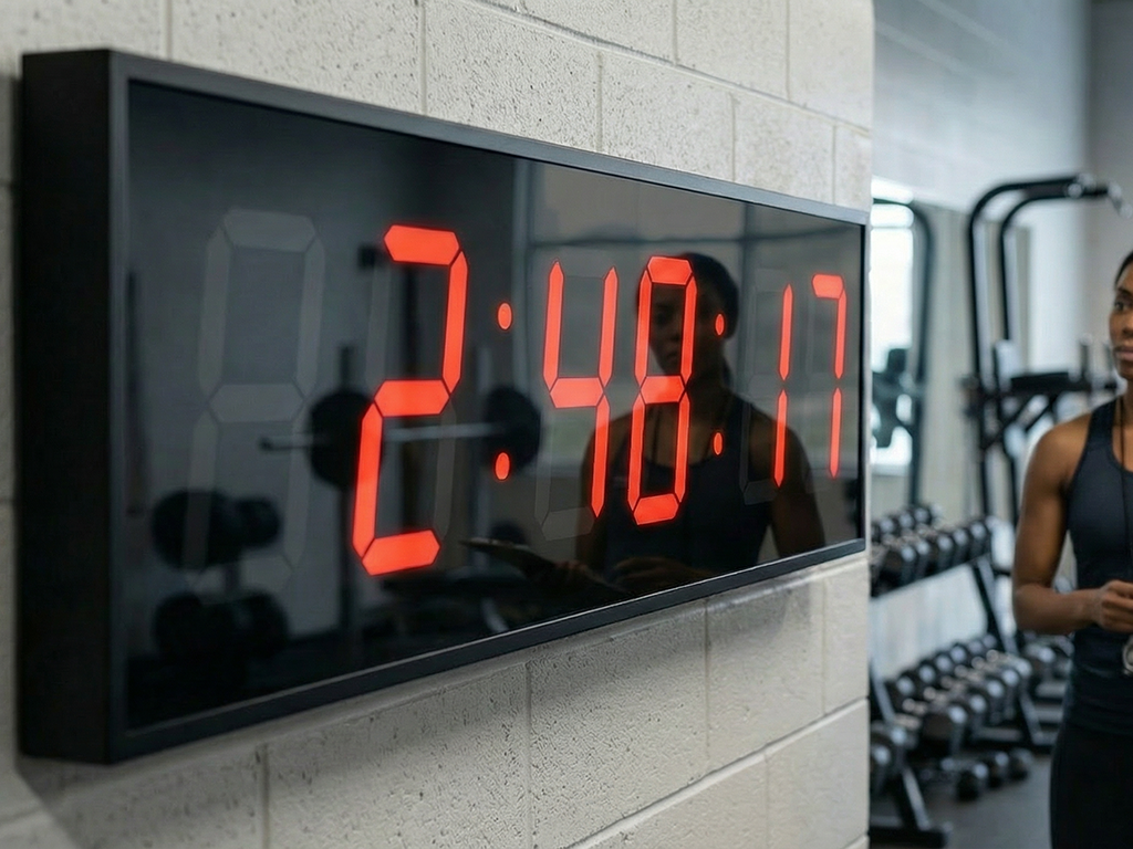 EXTRA LARGE 8″ LED COUNTDOWN / UP CLOCK