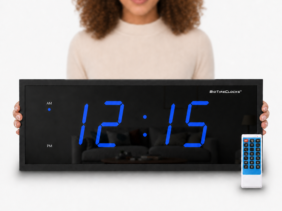Large Digital Clock for Warehouse | BigTimeClocks – BIGTIMECLOCKS