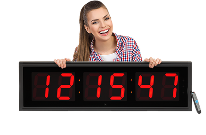 EXTRA LARGE 8″ LED COUNTDOWN / UP CLOCK (4429730250798)