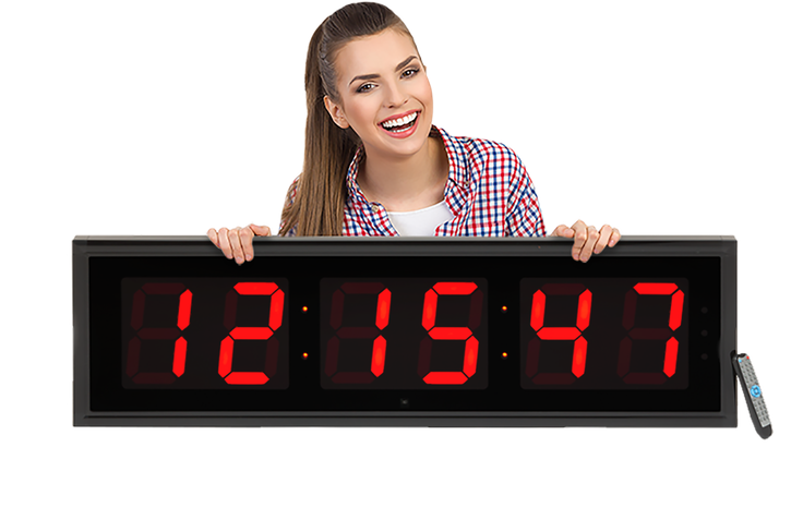 EXTRA LARGE 8″ LED COUNTDOWN / UP CLOCK (4429730250798)