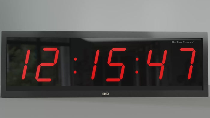Large LED Wall Clock | Wall-Mounted Clock | BigTimeClocks – BIGTIMECLOCKS