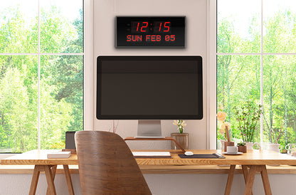 SUPER LARGE CALENDAR ALARM CLOCK WITH 16 ALARMS AND FULL REMOTE CONTROL (4429730807854)