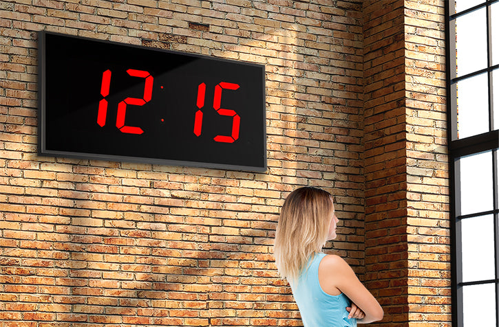 THE BIGGEST 15″ NUMERAL WALL CLOCK – BIGTIMECLOCKS