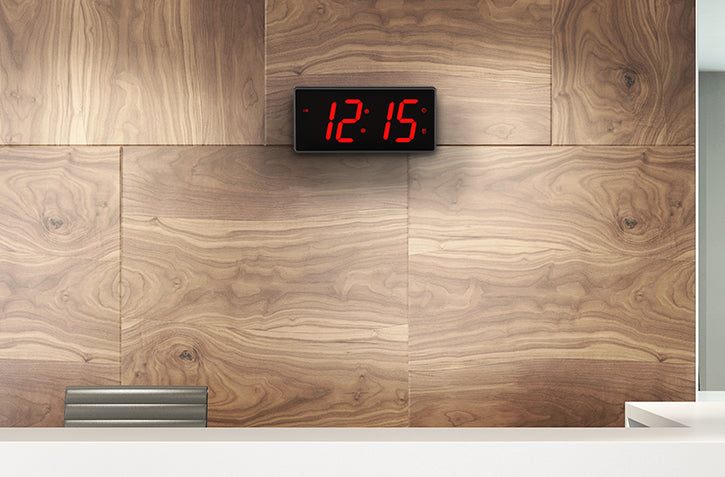 JUMBO 4″ NUMBERS CALENDAR CLOCK WITH TEMPERATURE (4429730938926)