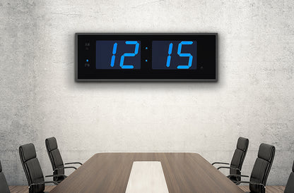 THE GIANT 8″ NUMERALS BLUE LED CLOCK (4429730906158)
