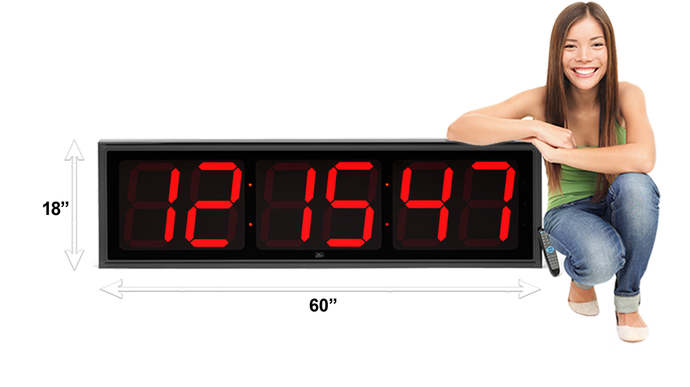 Large Digital Clock | Big Digital Clock | BigTimeClocks
