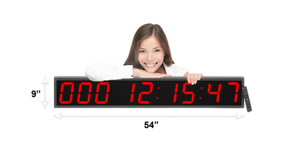EXTRA LARGE 7” NUMERALS INJURY-FREE DAYS COUNTDOWN CLOCK (4429730283566)