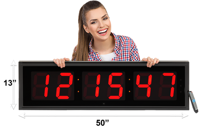 EXTRA LARGE 8″ LED COUNTDOWN / UP CLOCK (4429730250798)