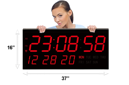 Large Digital Clock for Warehouse | BigTimeClocks