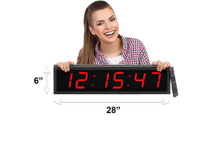 24 Hour Digital Timer with Countdown, Count-up and Clock Feature - Marathon  Watch Company