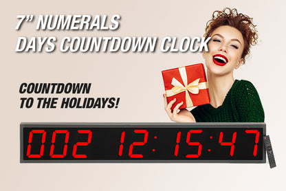 EXTRA LARGE 7” NUMERALS INJURY-FREE DAYS COUNTDOWN CLOCK (4429730283566)