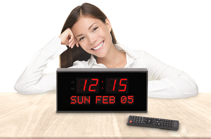 SUPER LARGE CALENDAR ALARM CLOCK WITH 16 ALARMS AND FULL REMOTE CONTROL (4429730807854)