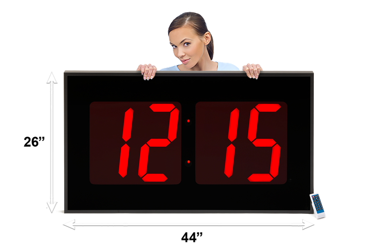 Large Digital Clock | Big Digital Clock | BigTimeClocks Large Digital Clock | Big Digital Clock | BigTimeClocks