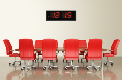 THE GIANT 8″ NUMERALS RED LED CLOCK (4429731004462)