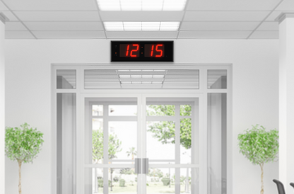 THE GIANT 8″ NUMERALS RED LED CLOCK (4429731004462)