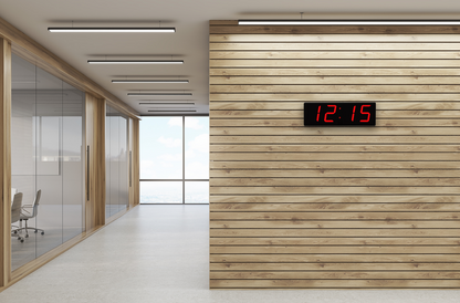 THE HUGE 5″ NUMERALS RED LED CLOCK (4429731069998)