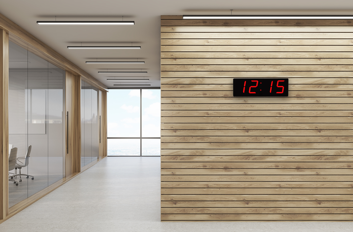 THE HUGE 5″ NUMERALS RED LED CLOCK (4429731069998)